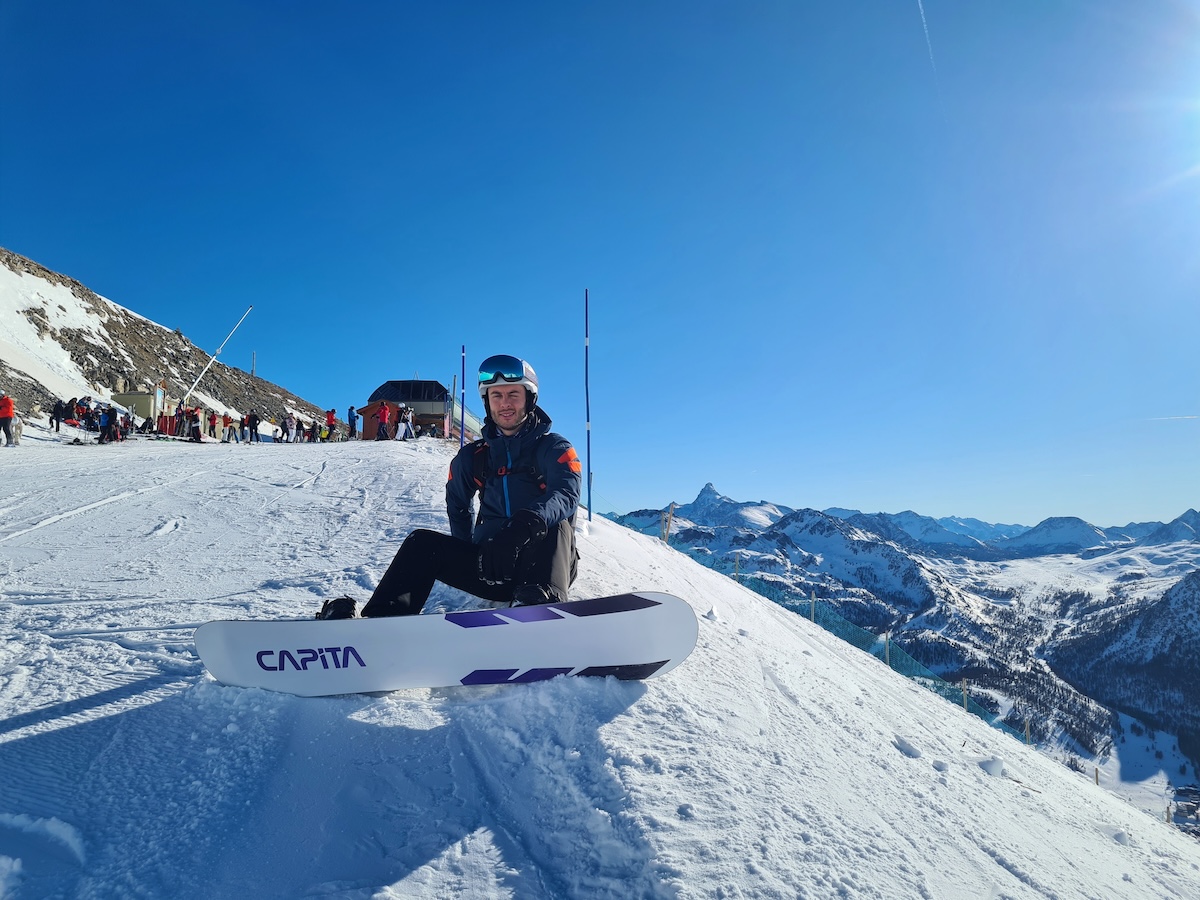 “I need activities that get me outside.” Luckily, Matteo lives in Turin, close to the alps.